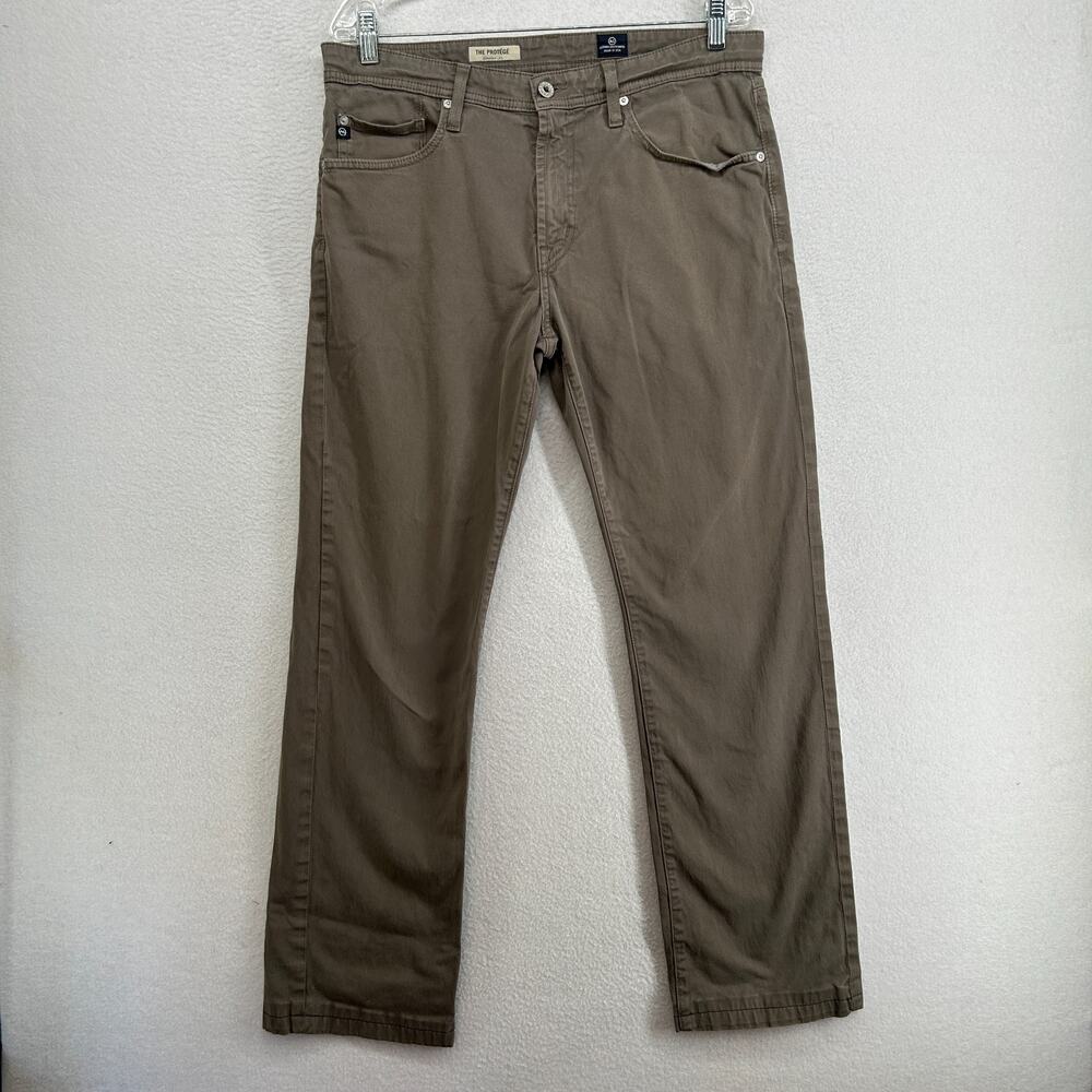AG ADRIANO GOLDSCHMIED Jeans Mens 34x34 The Protege Stretch Cotton Gray USA VTG